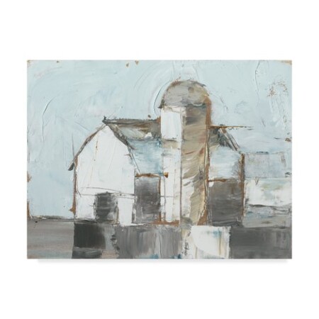 Ethan Harper 'Barn And Silo I' Canvas Art,35x47